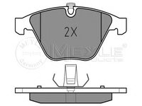 Set placute frana,frana disc BMW 7 limuzina (E65, E66, E67), BMW 5 limuzina (E60), BMW 5 Touring (E61) - MEYLE 025 233 4720/PD