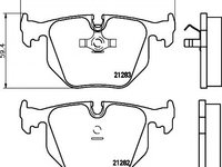 Set placute frana,frana disc BMW 8 (E31), BMW 5 Touring (E34), BMW 5 limuzina (E34) - MINTEX MDB1552