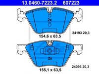 Set placute frana,frana disc BMW Seria 1 (E81) (2006 - 2012) ATE 13.0460-7223.2 piesa NOUA