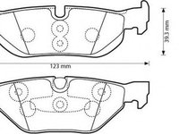 Set placute frana,frana disc BMW Seria 1 Cabriolet (E88) (2008 - 2013) JURID 573139J piesa NOUA