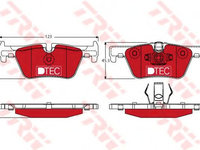 Set placute frana,frana disc BMW Seria 2 Cupe (F22, F87) (2013 - 2016) TRW GDB1919DTE piesa NOUA