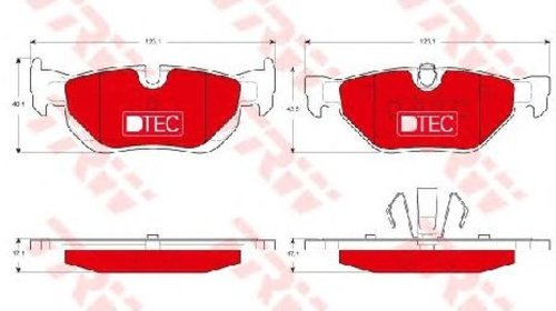 Set placute frana, frana disc BMW SERIA 3 CUP