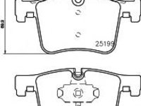 Set placute frana,frana disc BMW X3 (F25), BMW 1 (F20), BMW 3 (F30, F35, F80) - MINTEX MDB3153