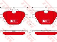 Set placute frana,frana disc BMW X4 (F26) (2014 - 2016) TRW GDB1840DTE piesa NOUA