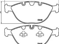 Set placute frana,frana disc BMW X5 (E53) - MINTEX MDB2320