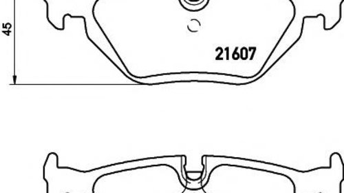 Set placute frana,frana disc BMW Z1, BMW 3 Co