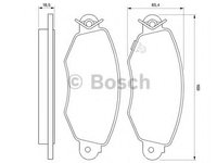 Set placute frana,frana disc - BOSCH 0 986 424 691