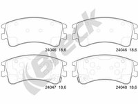 Set placute frana,frana disc Break 24046 00 701 10