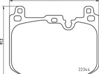 Set placute frana,frana disc BREMBO P 06 097