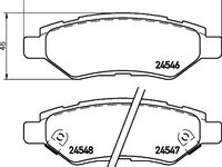 Set placute frana,frana disc BREMBO P 09 014