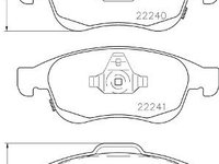 Set placute frana,frana disc BREMBO P 23 165