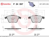 Set placute frana,frana disc BREMBO P 24 057