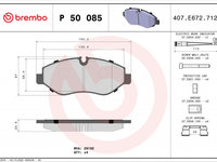 Set placute frana,frana disc BREMBO P 50 085