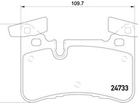 Set placute frana,frana disc BREMBO P 50 110