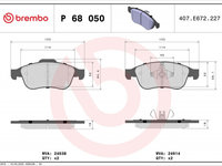 Set placute frana,frana disc BREMBO P 68 050