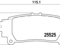 Set placute frana,frana disc BREMBO P 83 132