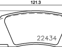 Set placute frana,frana disc BREMBO P 83 160