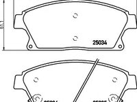 Set placute frana,frana disc CHEVROLET CRUZE (J300), HOLDEN CRUZE limuzina (JG, JH), OPEL ASTRA J - TEXTAR 2503481