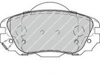 Set placute frana,frana disc CHEVROLET MALIBU (V300) (2012 - 2020) FERODO FDB4207