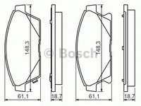 Set placute frana,frana disc CHEVROLET TRAX (2012 - 2020) BOSCH 0 986 494 434