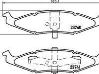 Set placute frana,frana disc CHRYSLER NEON limuzina (PL), DODGE NEON limuzina, PLYMOUTH NEON limuzina - MINTEX MDB1788