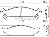 Set placute frana,frana disc CHRYSLER STRATUS limuzina (JA), CHRYSLER STRATUS Cabriolet (JX), CHRYSLER CIRRUS Cabriolet (JR) - BOSCH 0 986 494 313