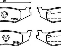 Set placute frana,frana disc CHRYSLER VISION limuzina, CHRYSLER NEON limuzina (PL), CHRYSLER NEW YORKER limuzina - HELLA PAGID 8DB 355 015-631