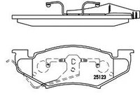 Set placute frana,frana disc CHRYSLER VOYAGER (AS), CHRYSLER VOYAGER II (ES) - MINTEX MDB1604