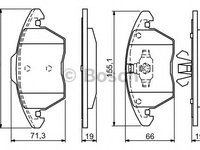 Set placute frana,frana disc CITROËN C4 I (LC_) (2004 - 2011) BOSCH 0 986 424 825