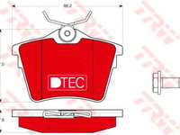 Set placute frana,frana disc CITROËN C5 III Break (TD_) (2008 - 2016) TRW GDB1596DTE