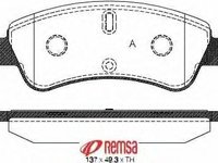 Set placute frana,frana disc Citroen BERLINGO I caroserie (M_), Citroen BERLINGO (MF), PEUGEOT RANCH caroserie (5) - METZGER 0840.10