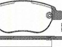 Set placute frana,frana disc Citroen BERLINGO I caroserie (M_), Citroen BERLINGO (MF), PEUGEOT RANCH caroserie (5) - TRISCAN 8110 28022