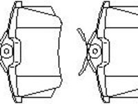 Set placute frana,frana disc Citroen BERLINGO (MF), PEUGEOT GRAND RAID microbus (5F), Citroen XSARA PICASSO (N68) - TOPRAN 721 242