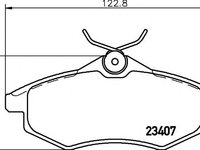 Set placute frana,frana disc CITROEN C2 (JM) (2003 - 2016) TEXTAR 2340702 piesa NOUA