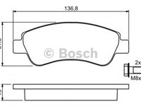 Set placute frana,frana disc CITROEN C2 (JM) (2003 - 2016) BOSCH 0 986 494 027 piesa NOUA