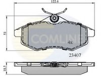 Set placute frana,frana disc CITROEN C2 ENTERPRISE (2009 - 2016) COMLINE CBP01145 piesa NOUA