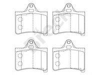 Set placute frana,frana disc CITROEN C5 I Estate (DE) (2001 - 2004) Break 23305 00 702 00 piesa NOUA