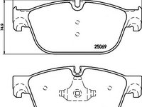 Set placute frana,frana disc Citroen C6 limuzina (TD_), Citroen C5 III limuzina (RD_), Citroen C5 III Break (TD_) - TEXTAR 2507001