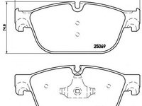 Set placute frana,frana disc CITROEN C6 (TD) (2005 - 2016) BREMBO P 61 115 piesa NOUA