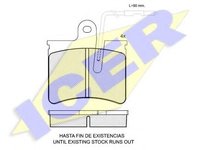 Set placute frana,frana disc Citroen GS, Citroen GS Break, Citroen OLTCIT - ICER 180358