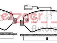 Set placute frana,frana disc Citroen RELAY bus, Citroen RELAY Van, Citroen RELAY platou / sasiu - METZGER 1275.12