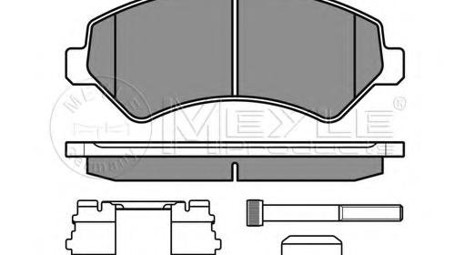 Set placute frana,frana disc Citroen RELAY bu