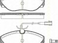 Set placute frana,frana disc Citroen RELAY bus (230P), FIAT DUCATO caroserie (230L), PEUGEOT BOXER bus (230P) - TRISCAN 8110 10020