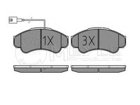 Set placute frana,frana disc Citroen RELAY bus (230P), FIAT DUCATO caroserie (230L), PEUGEOT BOXER bus (230P) - MEYLE 025 239 1919/W