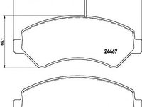 Set placute frana,frana disc Citroen RELAY bus, Citroen RELAY Van, Citroen RELAY platou / sasiu - MINTEX MDB3298