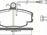 Set placute frana,frana disc Citroen ZX (N2), TOYOTA SCEPTER (_CV1_, _XV1_, _V1_), Citroen ZX Estate (N2) - TRISCAN 8110 38982