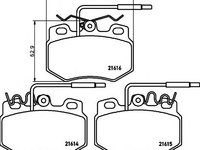 Set placute frana,frana disc Citroen ZX (N2), Citroen AX (ZA-_) - MINTEX MDB1611