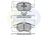 Set placute frana,frana disc COMLINE CBP01137