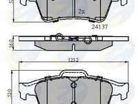 Set placute frana,frana disc COMLINE CBP01599