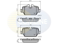 Set placute frana,frana disc COMLINE CBP01710